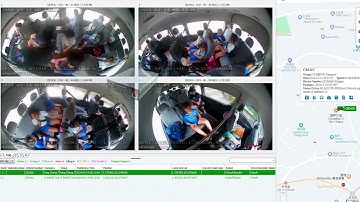 Remote #video of elementary #school #bus 180 degree fisheye #camera 4G/#GPS mobile #DVR