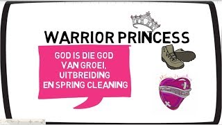 God is die God van groei, uitbreiding en Spring Cleaning