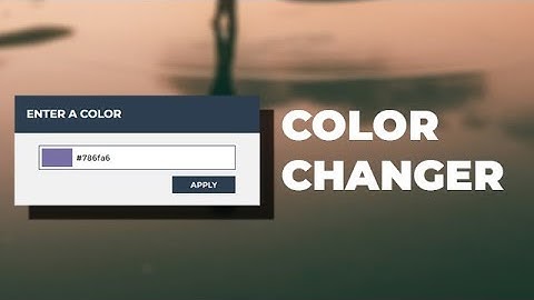 Create a background color changer using HTML CSS & JQuery