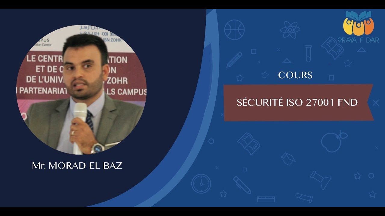 ISO 27001 FND Pr: ELBAZ Mourad séance: 2