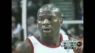 Dallas Mavericks vs Portland Trailblazers 4 First Round 2003 Playoffs