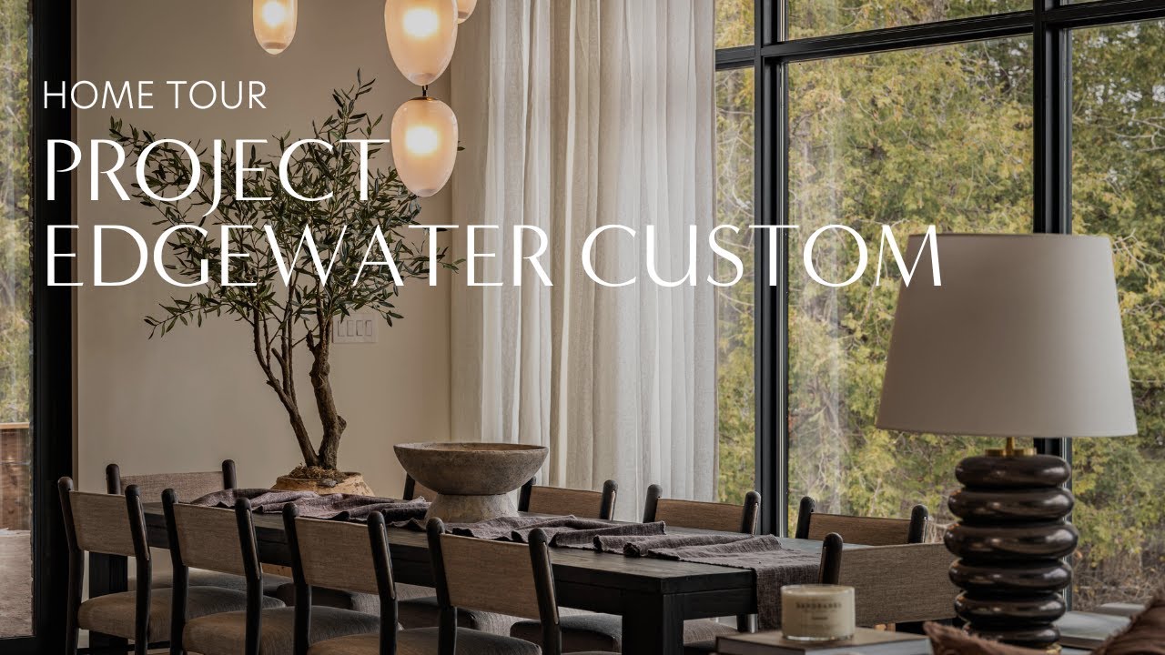 Project Edgewater Custom Home Tour: Custom Home Build, Interior Design and Exterior Design