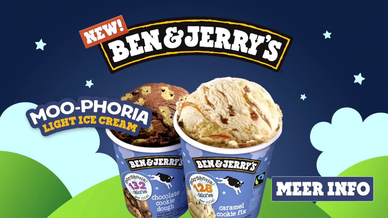 Ben & Jerry’s | Nieuw Moophoria Ice Cream – Light on Fat, Heavy on Flavour