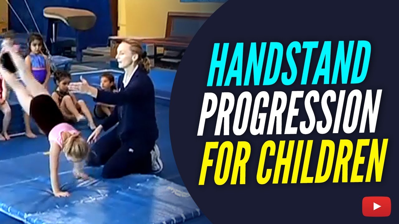 Gymnastics for Children Handstand Progression The Donkey Kick Drill