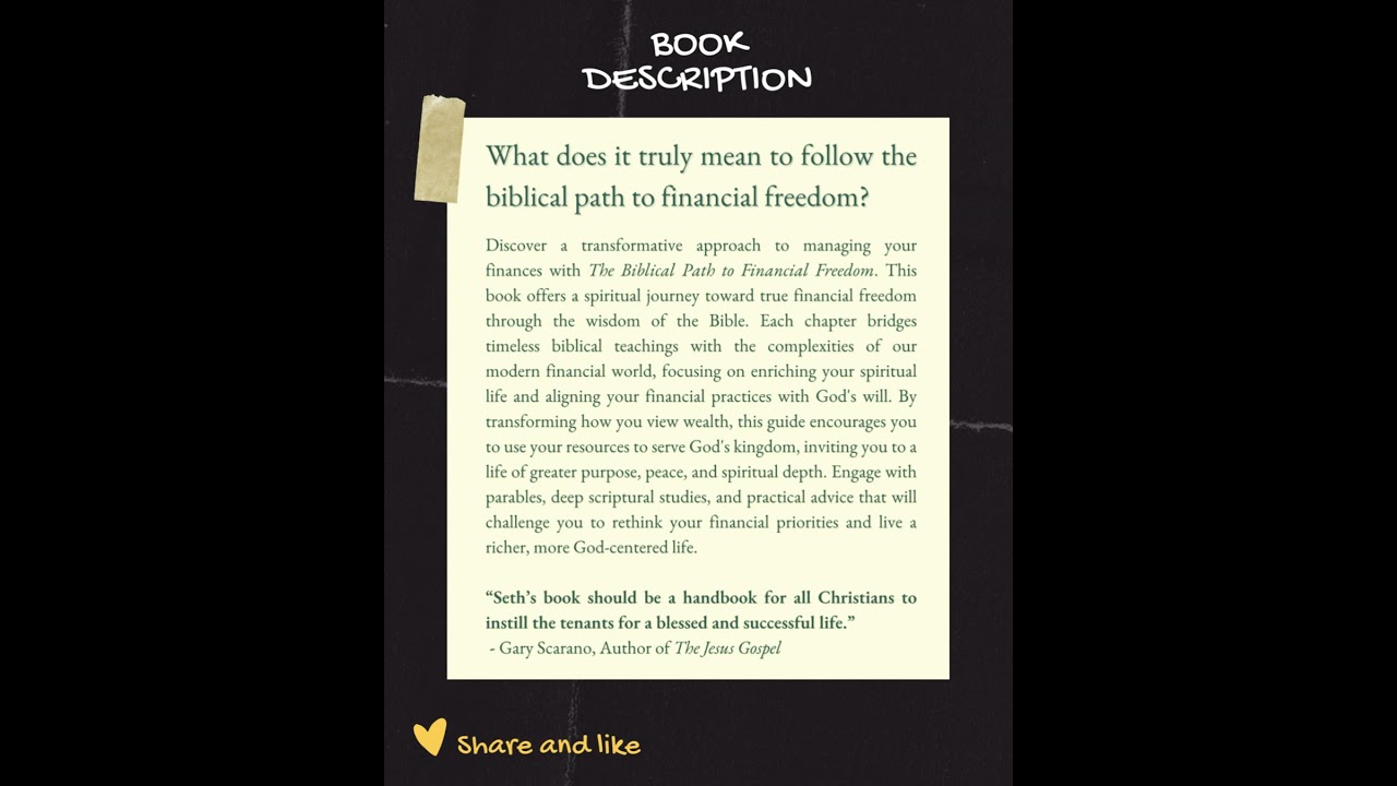 The Biblical Path to Financial Freedom