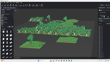 Creating a digital LEGO Minecraft background for my videos | Timelapse 