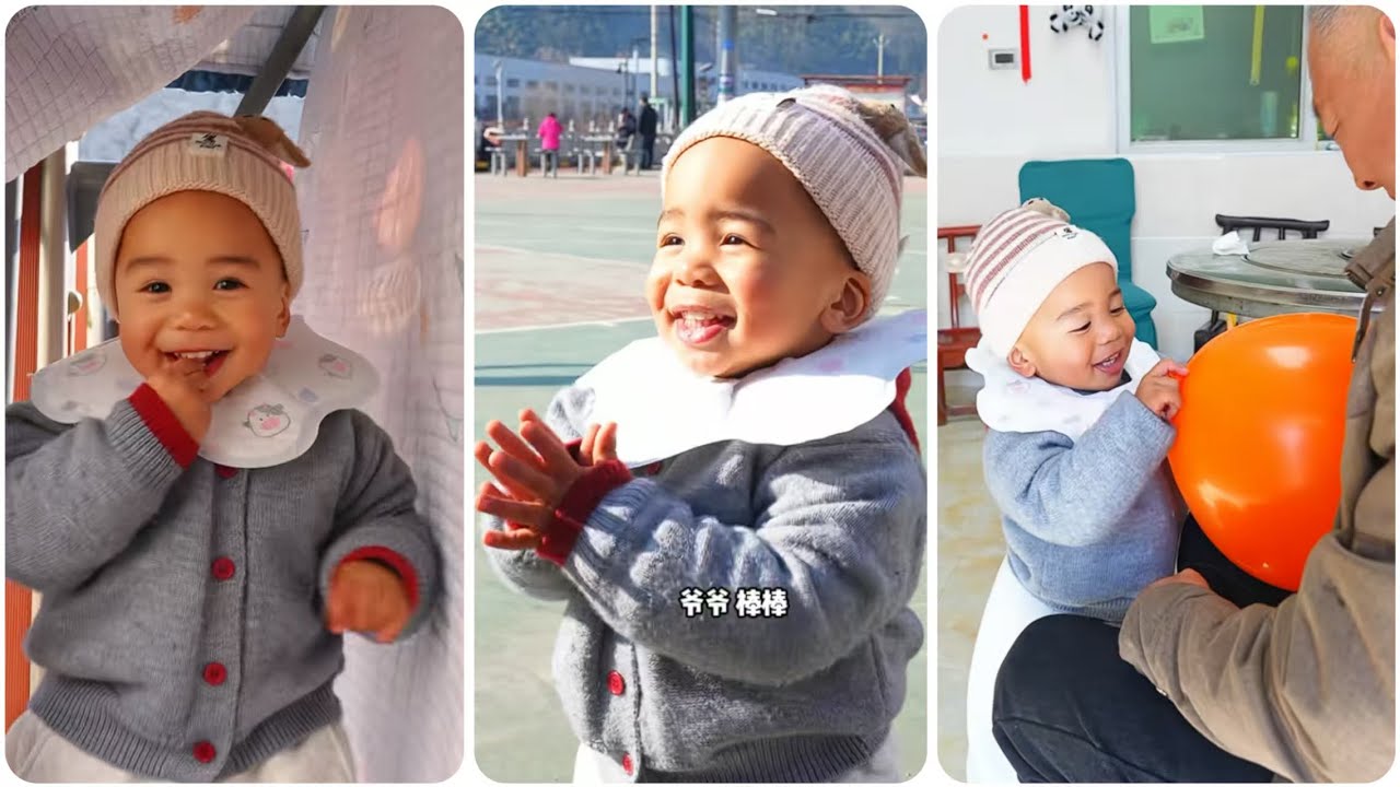 A Child’s Happiness Is So Simple 🎈 One Balloon Can Last All Day — Sweet & Sour Pork for Kaikai 🍖