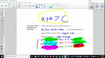 Unit 7 Day 1 Pythagorean Theorem