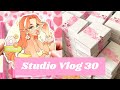 Packing the galpal papernova boxes  studio vlog 30