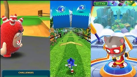 Tom Hero,SonicDash,Oddbods Turbo Run,Walkthrough All Levels _ New Ball - Gameplay iOS no 15-18 20
