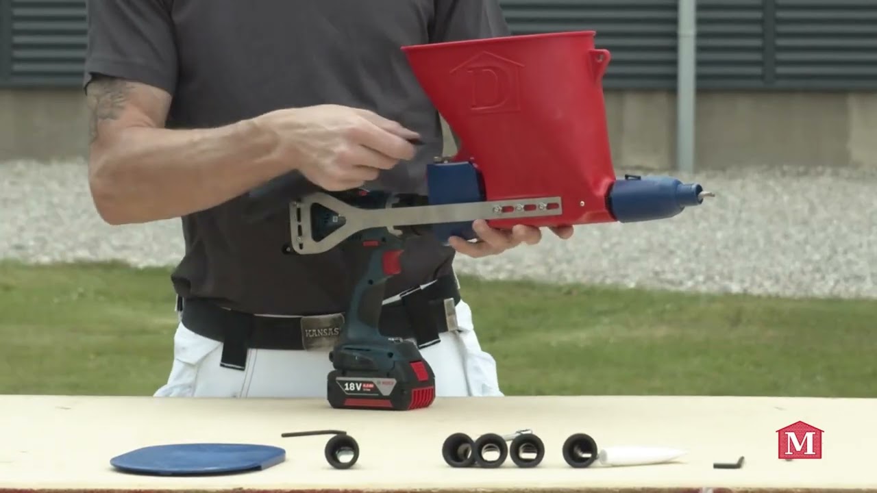 Mørtelfugepistol - Let at montere 1