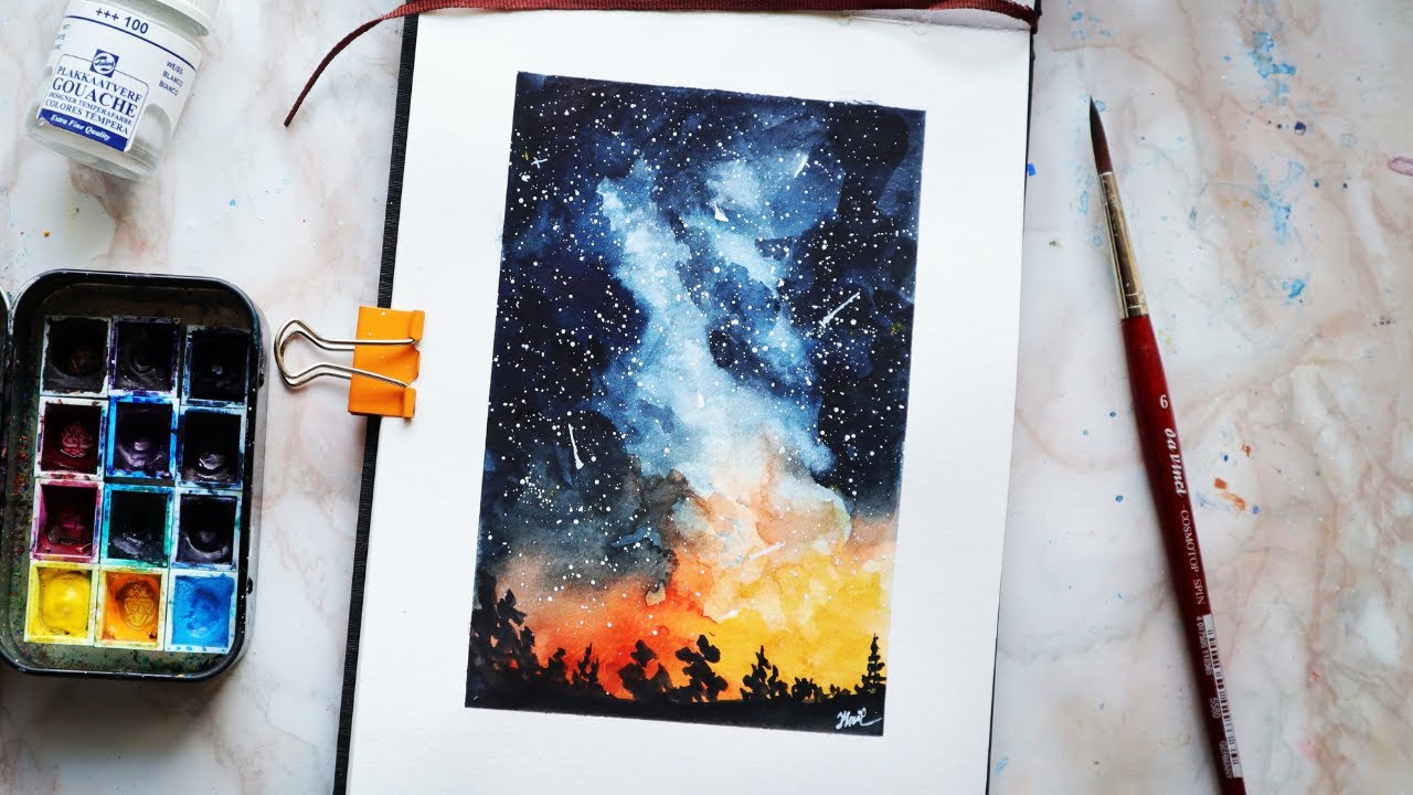 Watercolor painting Easy YouTube