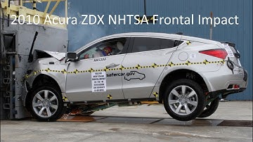 2010 Acura ZDX NHTSA Frontal Impact