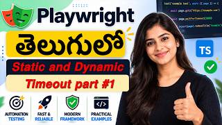 Information Static and Dynamic Timeout in Playwright | Complete Guide Part #1 Update
