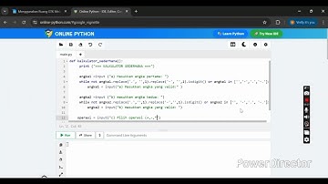 Cara membuat kalkulator sederhana menggunakan bahasa pemrograman python 