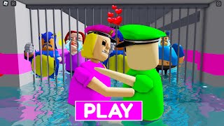 WATER MODE | GIRL POLICE FALL IN LOVE WITH SONIC BARRY? OBBY ROBLOX #roblox #obby