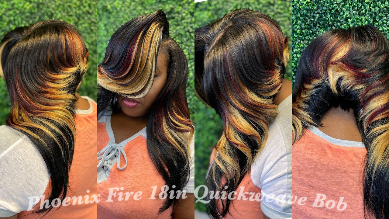 Phoenix fire ? 18inch Quickweave Bob with leave out| protective 