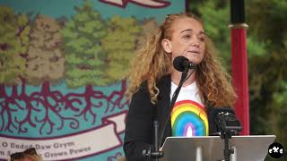 Kelly Andrews Senior General Organiser Gmb - Bevan Day - Tredegar 2023