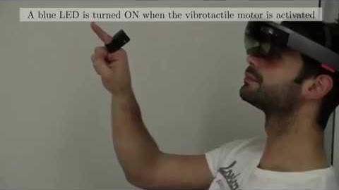 Combining wearable finger haptics and Augmented Reality