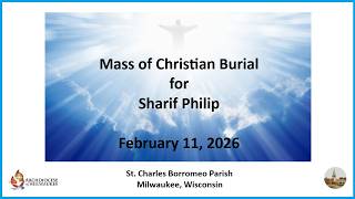 Mass of Christian Burial for Sharif Philip