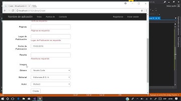 5) ASP.NET MVC 5 Entity Framework 6 - Using Data Annotations for Model Validation