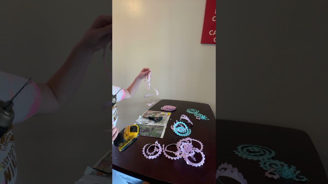 How to make flowers using a drill