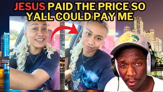 “She Said ‘Jesus Paid the Price… So Y’all Need To Be Paying Me!’” 🤨