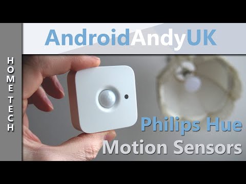 Philips Hue Motion Sensor Controlled Lights