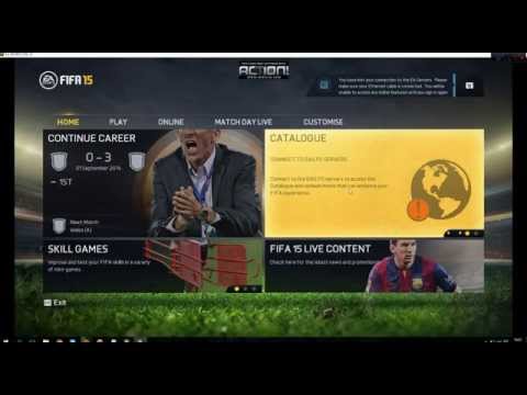 FIFA 15 cant connect to online