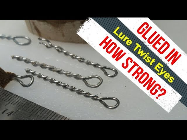 Lure screw eye pull out test 