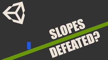 I made a Unity Controller Script for 2D Slopes | Available on GitHub