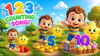 123 Counting Song for Kids | Learn Numbers | Sunny & Twinkle