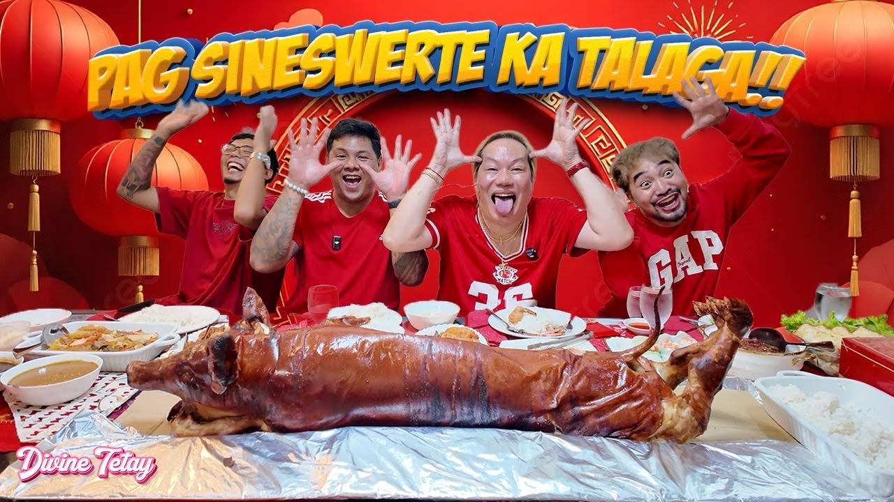 SINWERTE TALAGA KAMING APAT NGAYONG CHINESE NEW YEAR! ANG SAYA SAYA! | DIVINE TETAY