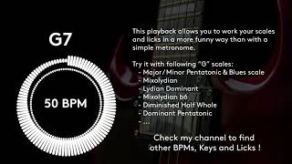Backing Track - G7 - 50 BPM @GillesFournat