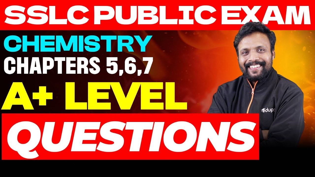 SSLC Public Exam Chemistry Chapters 5,6,7 | A+ Level Questions |Eduport|