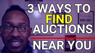 3 WAYS TO FIND CAR AUCTIONS NEAR YOU !!!