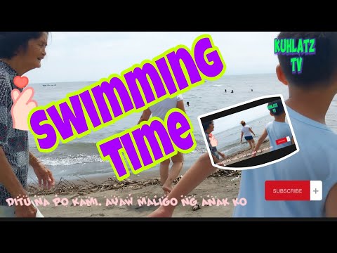 Swimming with my son and nanay #trending #youtubers #viralvideos #viral #asmr