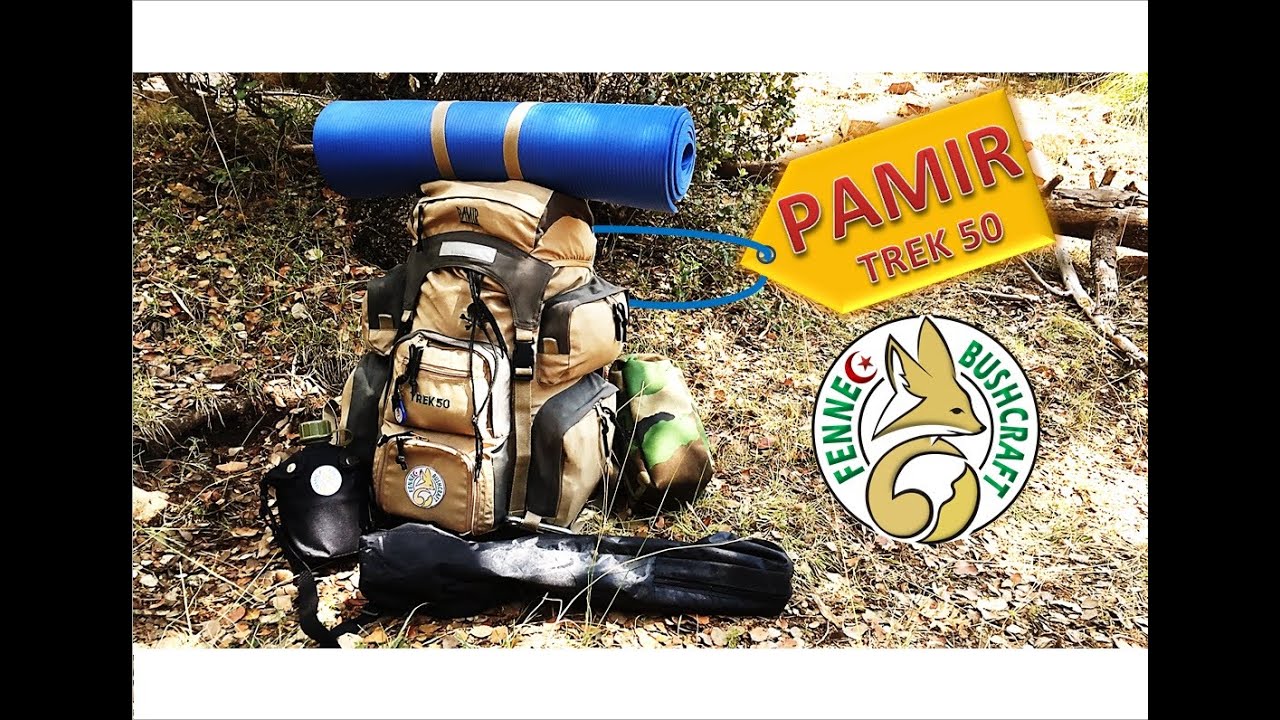 عرض لحقيبة الظهر بامير تريك 50 و لوازم الرحلات البرية presentation of Pamir Trek 50 Backpack