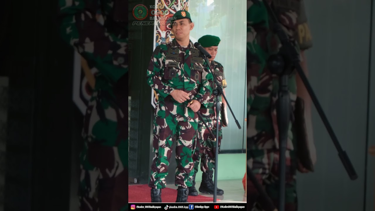 Apel Kesiapsiagaan Kodim 0905/Bpp Menjelang Pergantian Tahun.