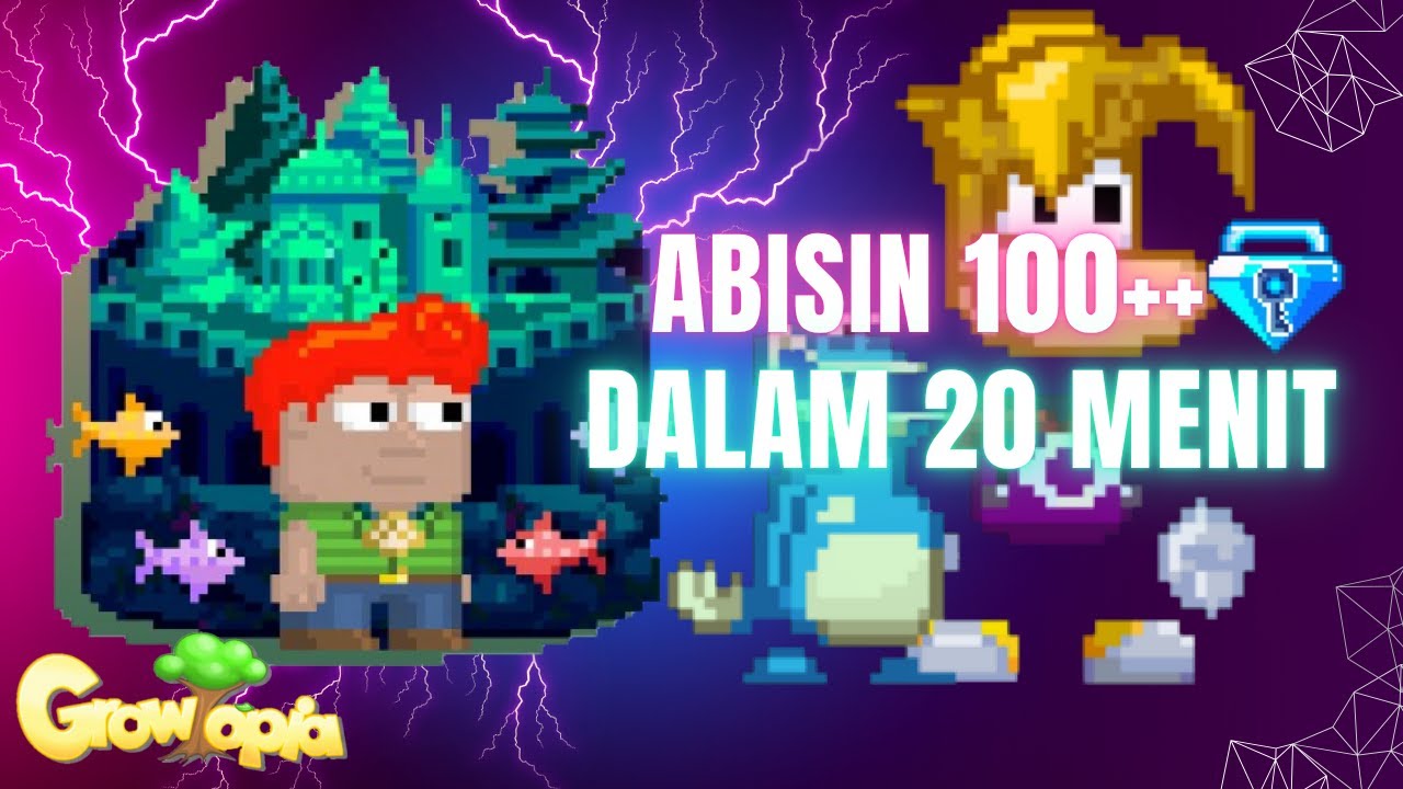 Habisin 100++BGLS Dalam 20 Menit | Growtopia | Indonesia
