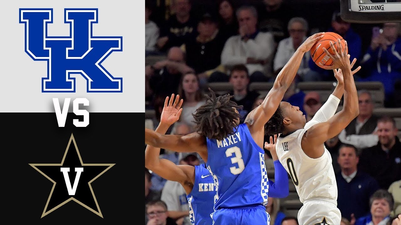 #12 Kentucky vs Vanderbilt Highlights 2020 College Basketball - YouTube