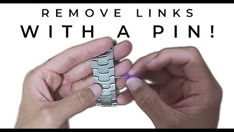 Remove Watch Bracelet Links without tools! (2025 Best Method!). Resize and shorten band and straps!