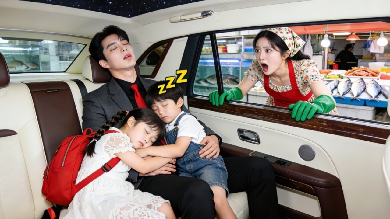 เพื่อหนีแก๊งค้ามนุษย์ ฝาแฝดยากจนมุดเข้าไปในรถCEOแล้วหลับ!ไม่คาดคิดCEOจำได้ว่าเป็นลูก!#drama