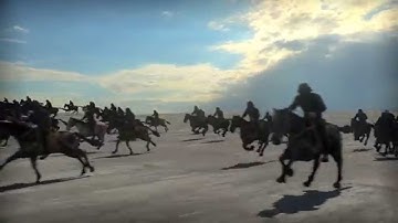 Golaem Crowd Horses and Riders Sample