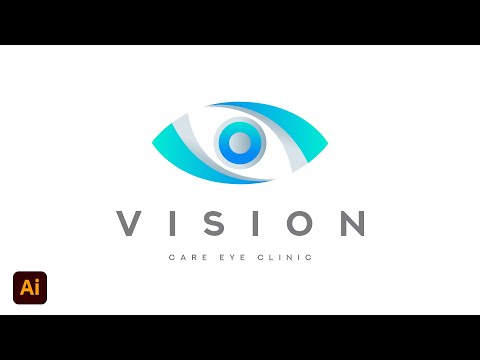 Eye Care Logo Design In Adobe Illustrator cc 2022 | Tutorial