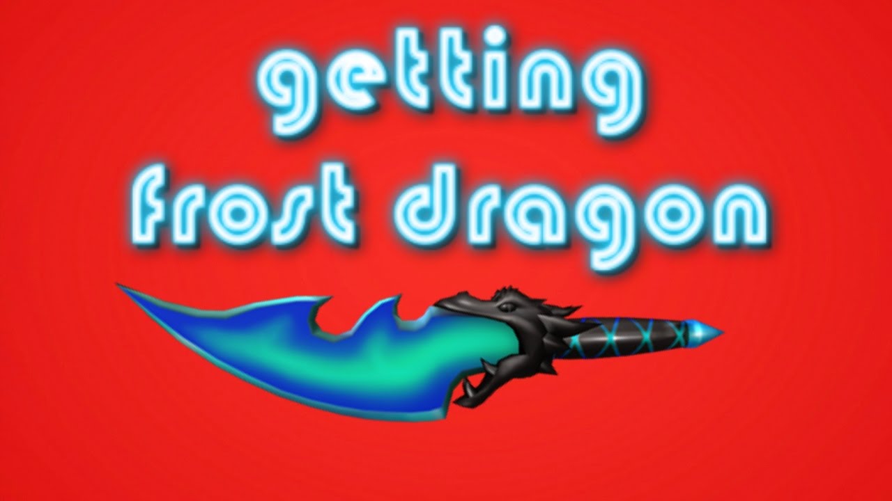 Getting Frost Dragon Ya Assassin Youtube - code for pizza knife assassin roblox