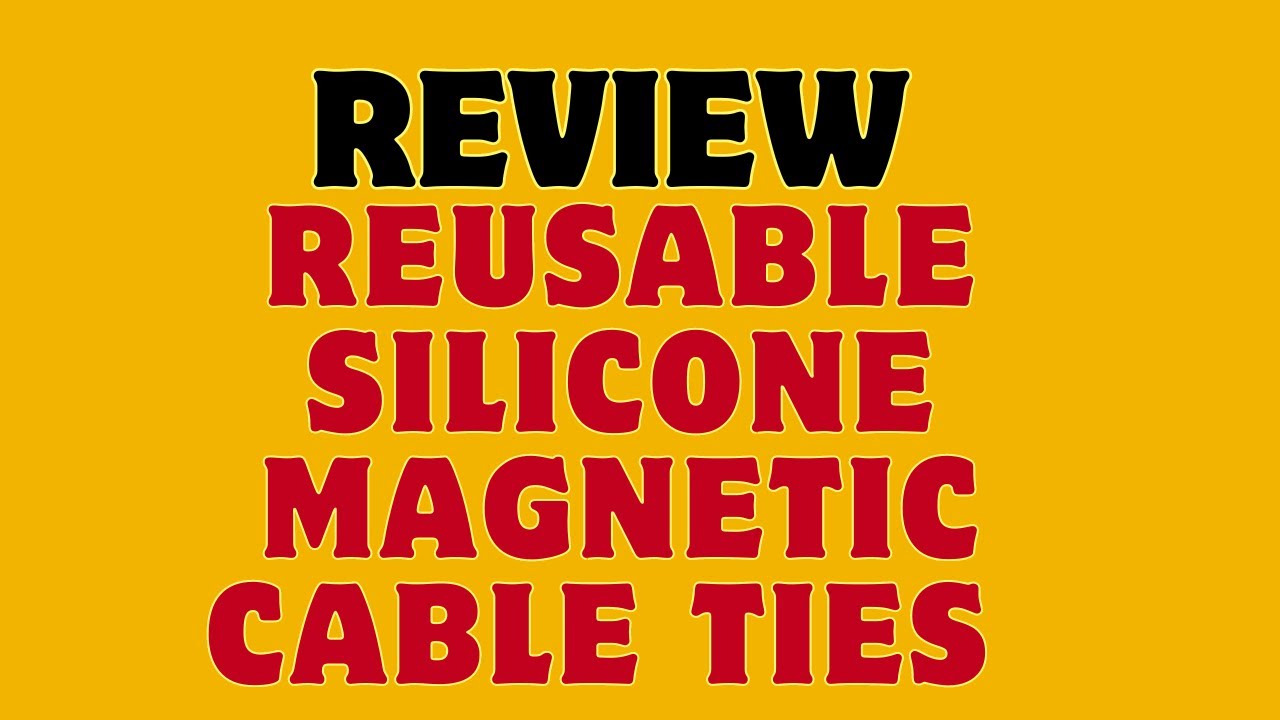 SMART&COOL Reusable Silicone Magnetic Cable Ties Review