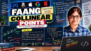 FAANG Interview Series: Collinear Points