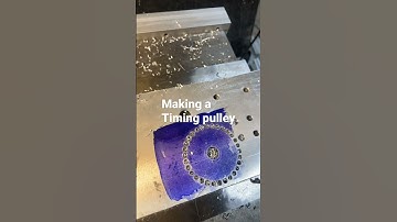 DIY CNC Build Progress Day 14. Timing pulley.