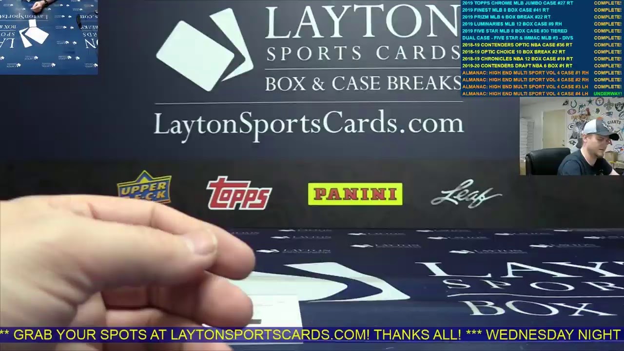 Layton Sports Cards Live! YouTube